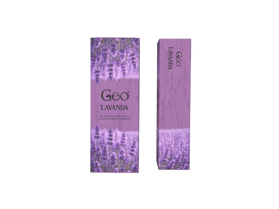 Incienso LAVANDA GEO Hexagonal 6 cajitas