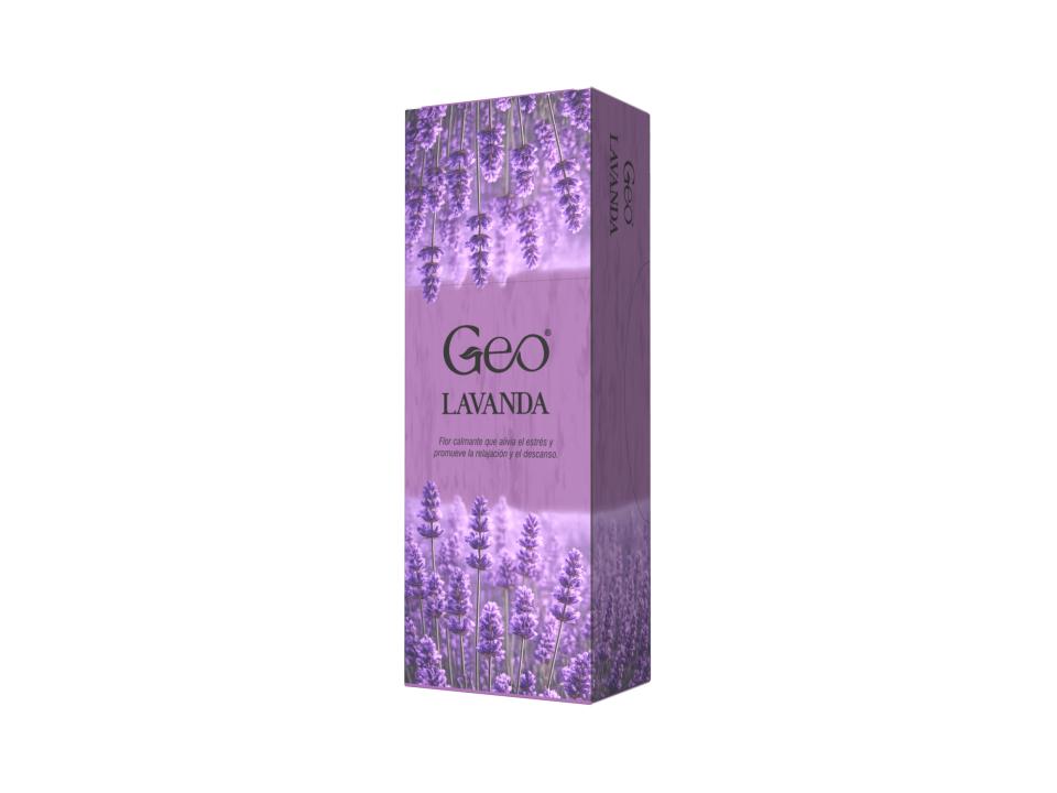 Incienso LAVANDA GEO Hexagonal 6 cajitas