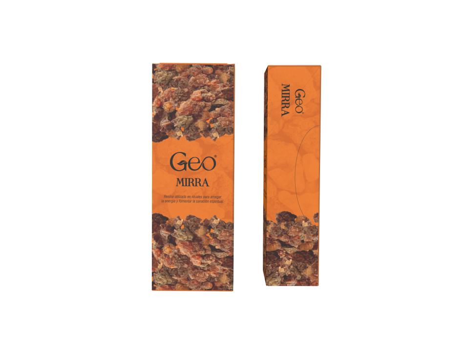 Incienso MIRRA GEO Hexagonal 6 cajitas