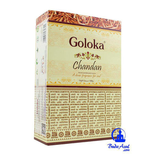 Incienso PREMIUM GOLOKA CHANDAN Pack 12 cajas