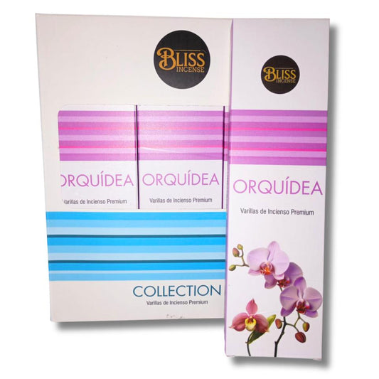 Incienso Premium BLISS 30gr Orquidea Pack 12 cajas
