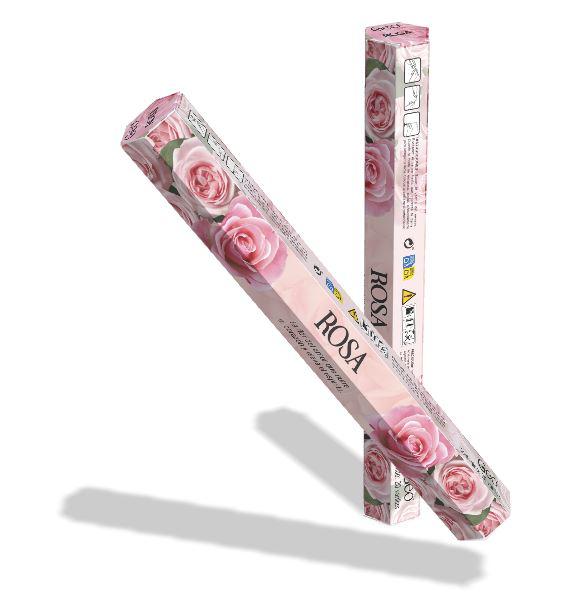 Incienso ROSA GEO Hexagonal 6 cajitas