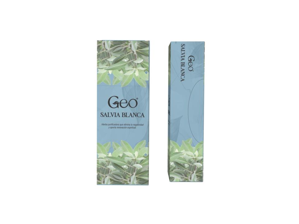 Incienso SALVIA BLANCA GEO Hexagonal 6 cajitas