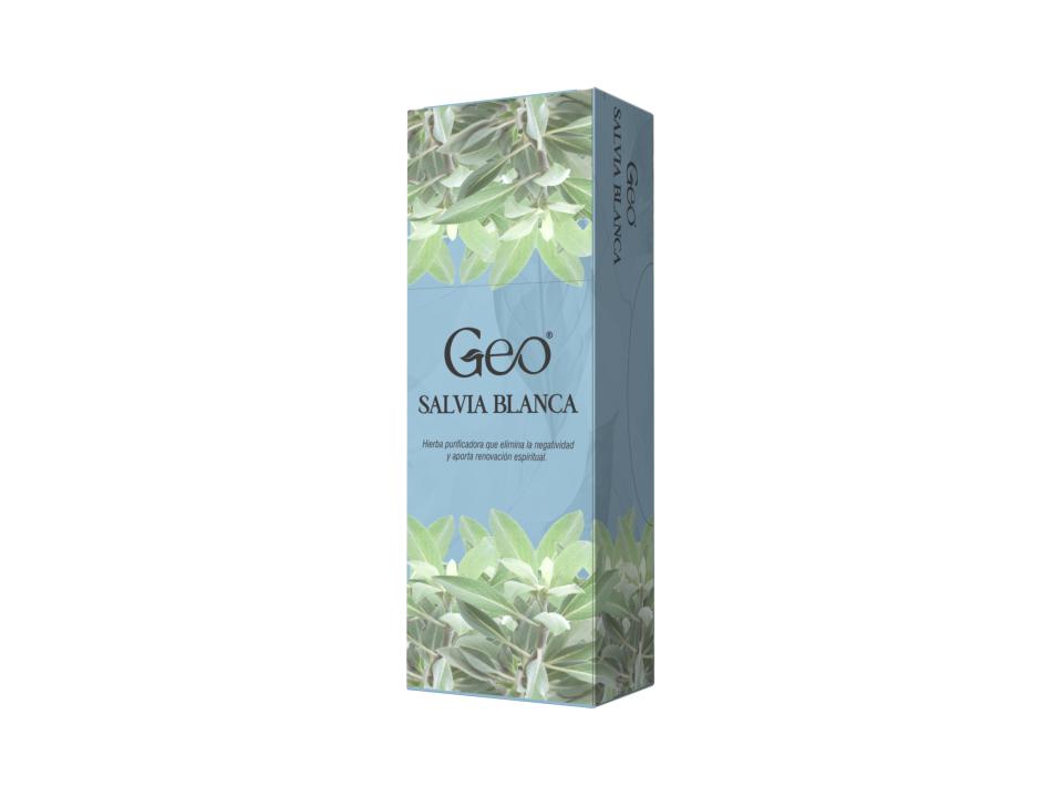 Incienso SALVIA BLANCA GEO Hexagonal 6 cajitas