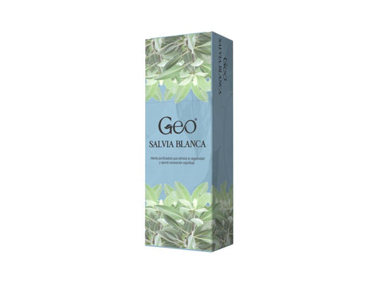 Incienso SALVIA BLANCA GEO Hexagonal 6 cajitas