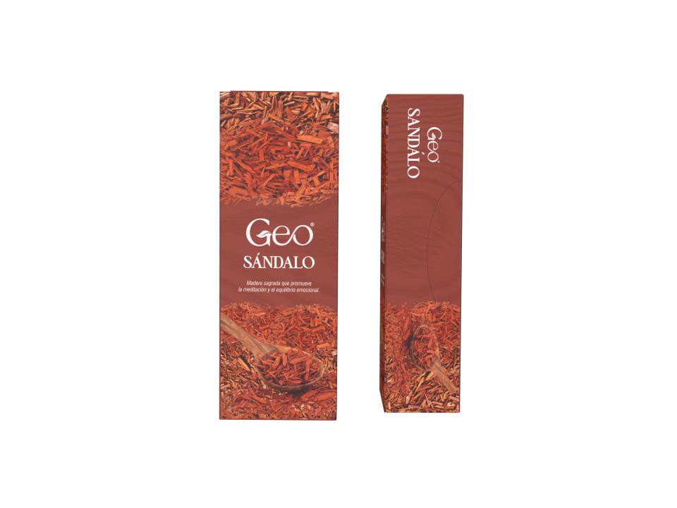 Incienso SÁNDALO GEO Hexagonal 6 cajitas