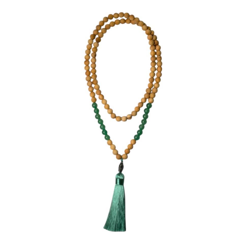 Japa Mala Madera 8mm Aventurina REF 9