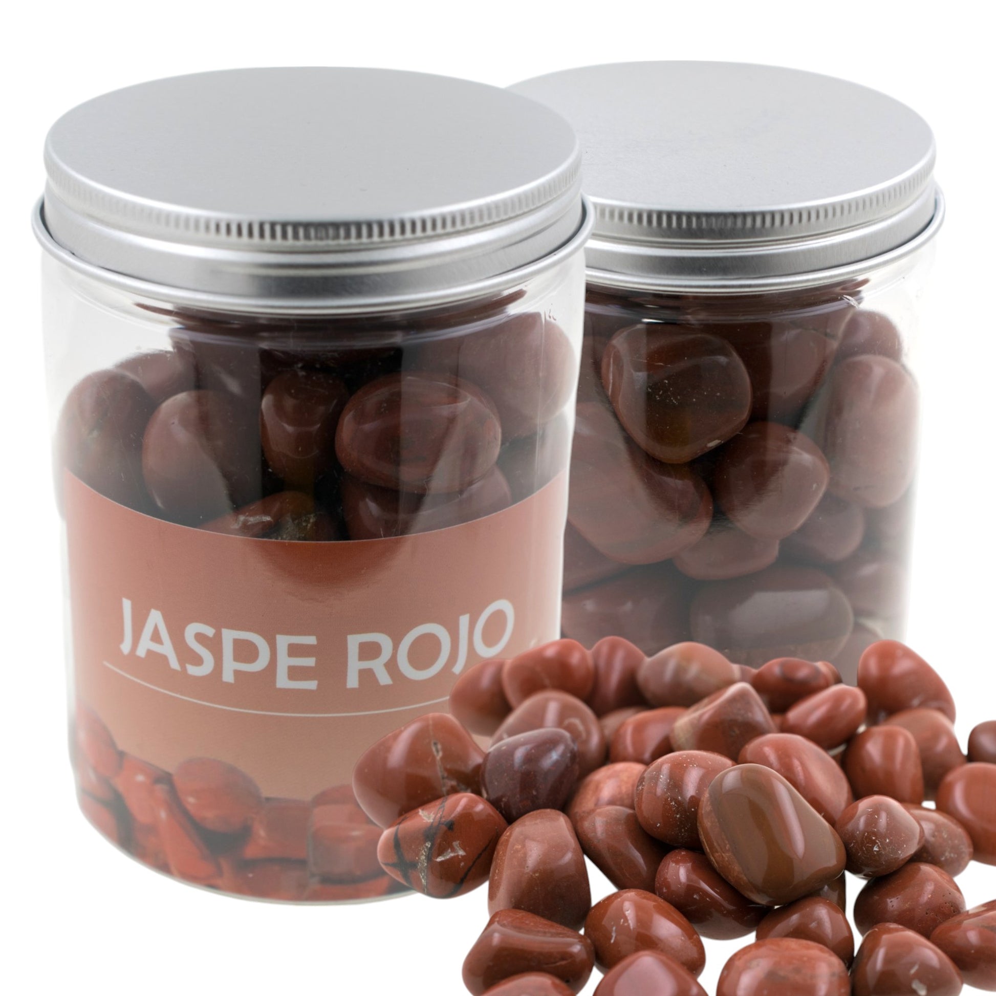 Cantos Rodados JASPE ROJO 500grs.