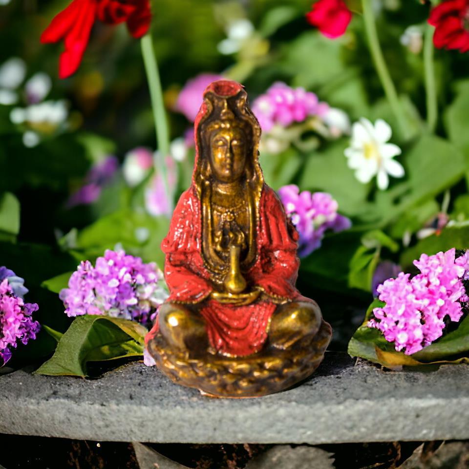 KUAN YIN 11 CM REF 290 - 31 - ROJO