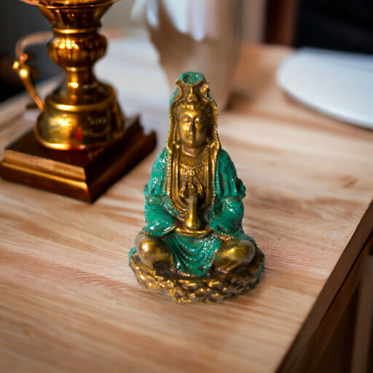 KUAN YIN 11 CM REF 290 - 31 TURQUESA