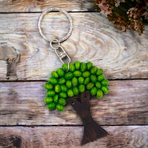 LLAVERO ÁRBOL DE LA VIDA REF 080 - Mod. 18 Verde
