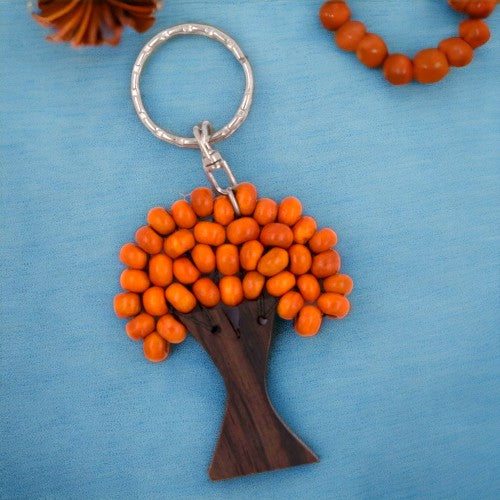 LLAVERO ÁRBOL DE LA VIDA REF 080 - Mod. 20 Naranja