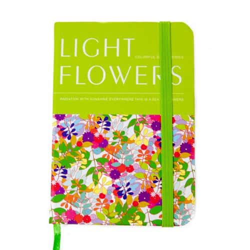 Libreta Flores de Bolsillo - Verde limón REF 075