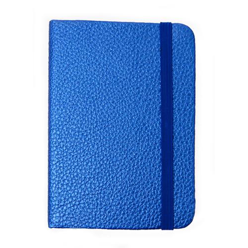 Libreta de bolsillo corrugado - Azul REF 075