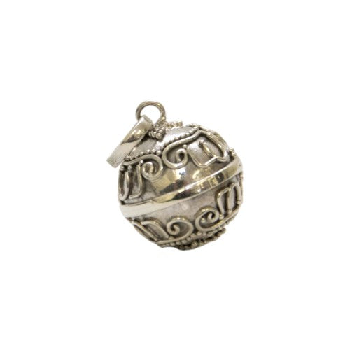 Llamador de ángeles 14 mm Plata decorado REF 790