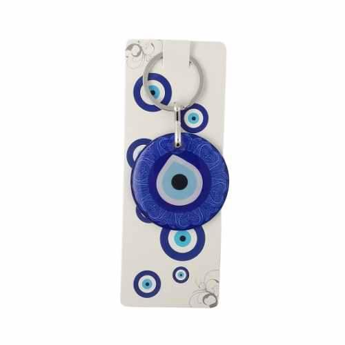 Llavero Ojo Turco Mod. 06 - Redondo Cristal