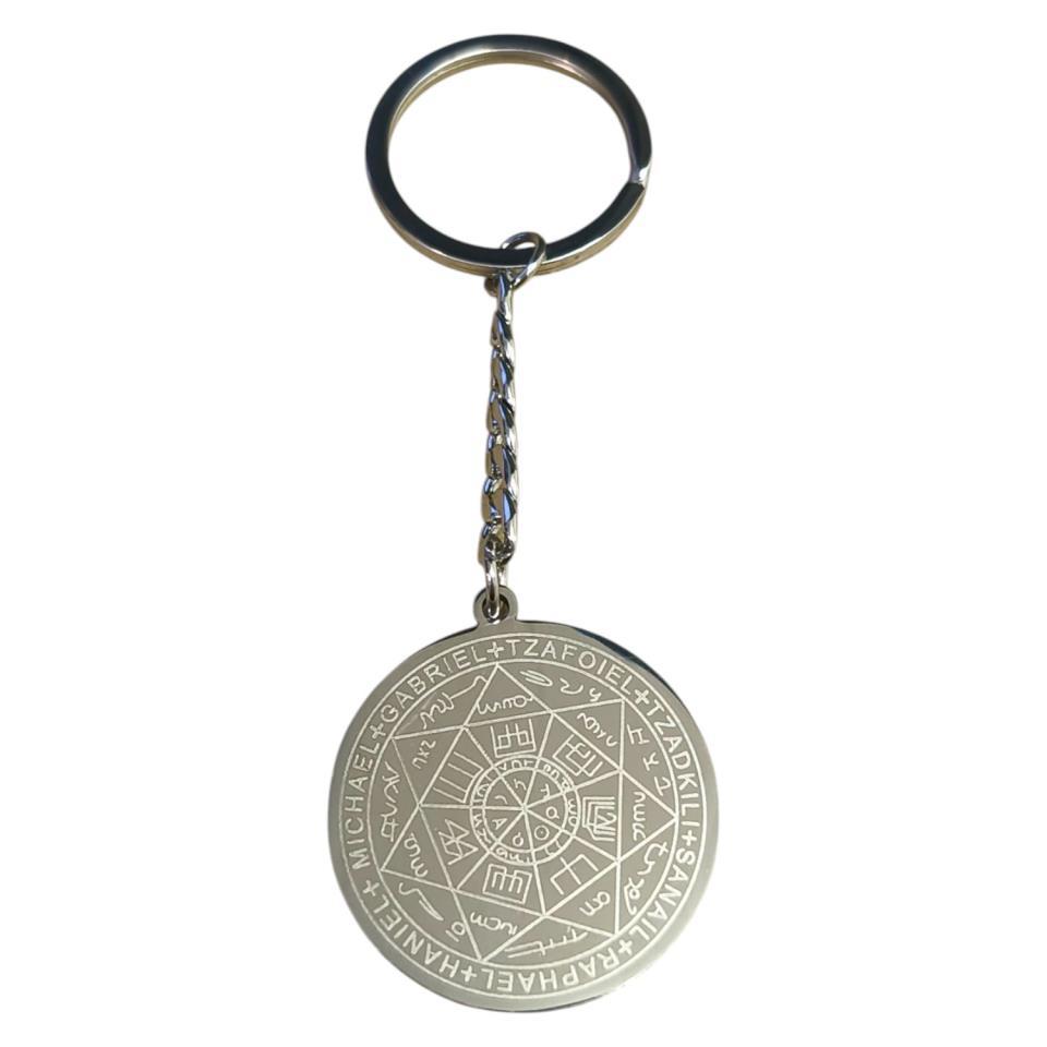 Llavero acero Protector Sello Siete Arcángeles - 4