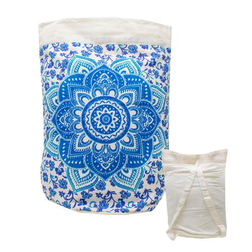 Mochila Tela Mandala Azul