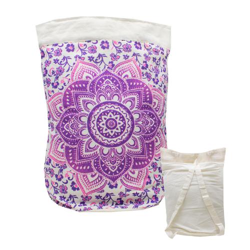 Mochila Tela Mandala Rosa