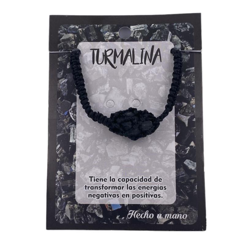 PULSERA MACRAME CON TURMALINA