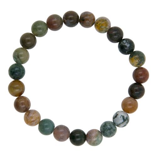 PULSERA MINERAL AGATA INDIA 8MM REF. 6