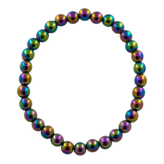 PULSERA MINERAL HEMATITE 6MM REF. 4