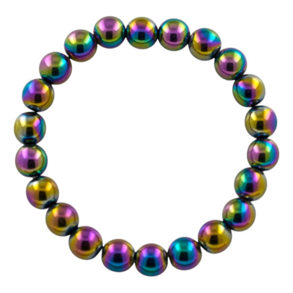 PULSERA MINERAL HEMATITE 8MM REF. 4