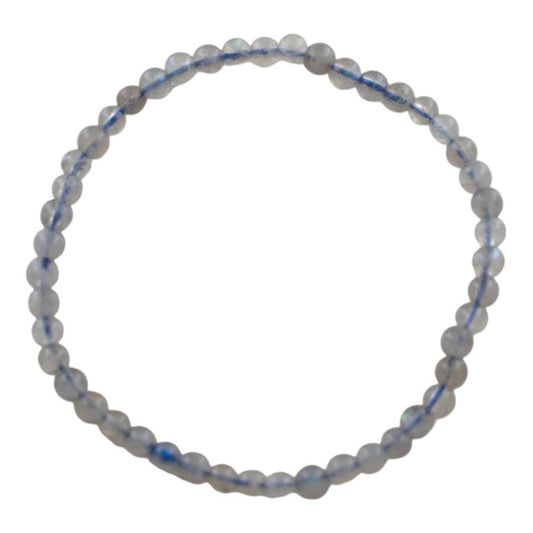 PULSERA MINERAL LABRADORITA 4MM REF. 8