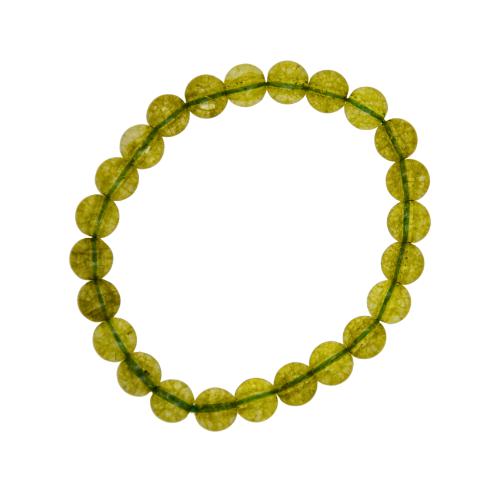 PULSERA MINERAL PERIDOTO 8MM REF. 5