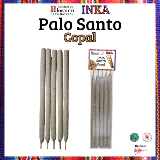 Palo Santo Varilla Gruesa 5 Uds. INKA - COPAL