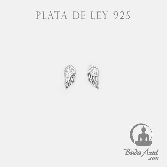 Pendientes Plata ALAS DE ANGEL CIRCONITAS 390
