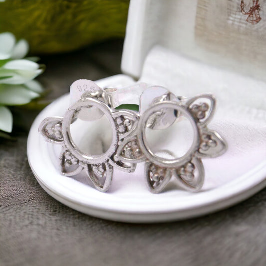 Pendientes Plata de Ley 925 MANDALA  REF 200