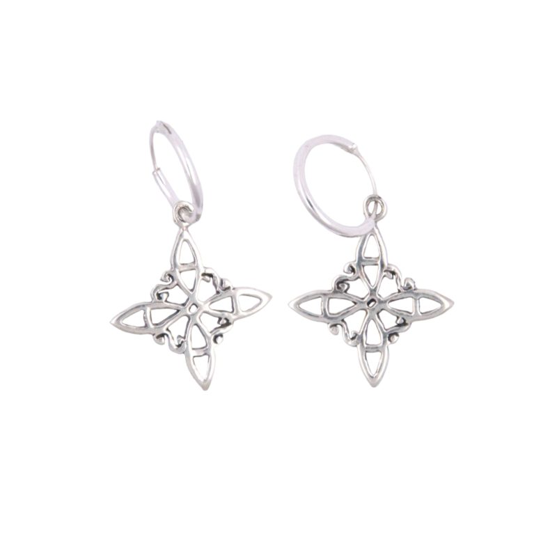 Pendientes Plata de Ley 925 NUDO BRUJAS REF. 590