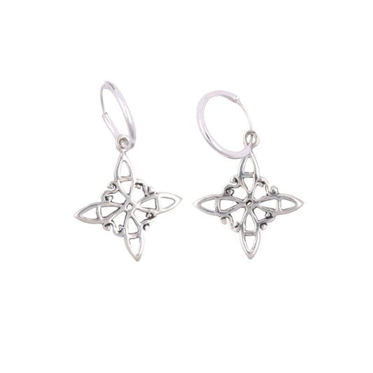 Pendientes Plata de Ley 925 NUDO BRUJAS REF. 590