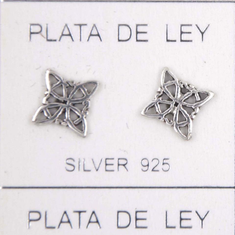 Pendientes Plata de Ley 925 NUDO DE BRUJA REF 200