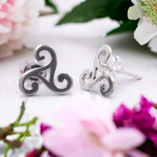 Pendientes Plata de Ley 925  SIMBOLO CELTA REF 200