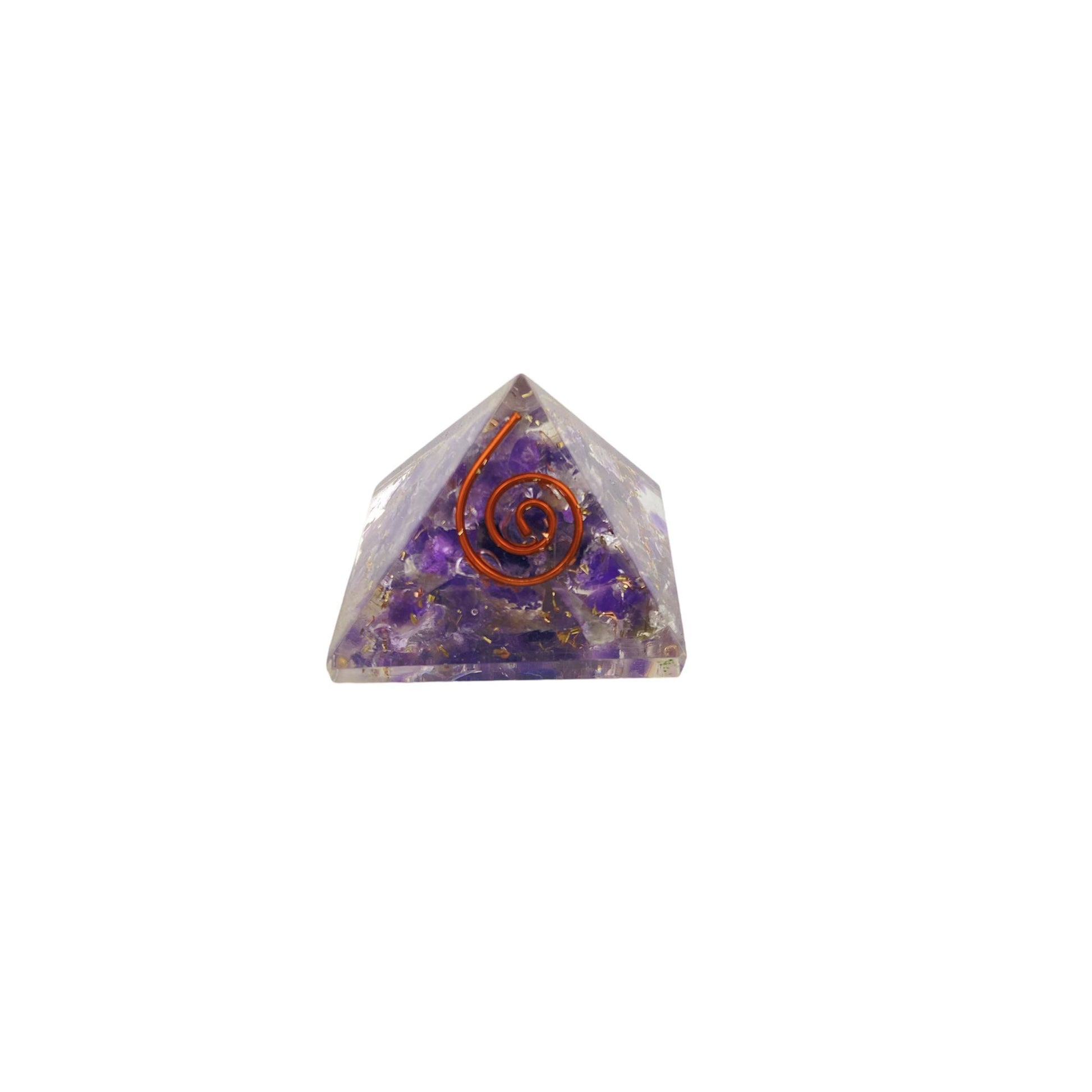 PIRAMIDE ORGONITA MINI 25 MM AMATISTA