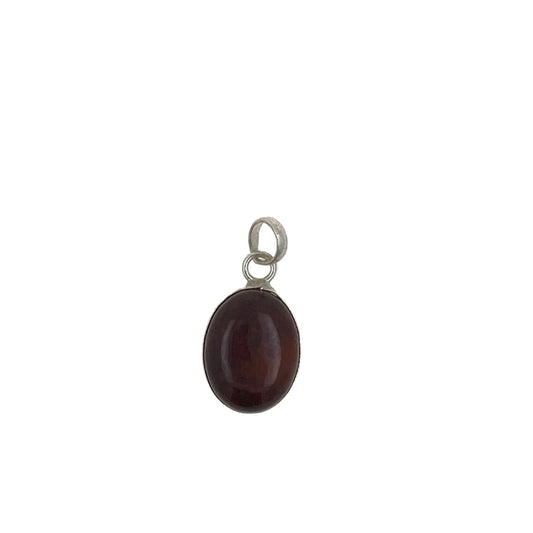 Colgante Plata de Ley 925 MINERAL JASPE ROJO REF.490