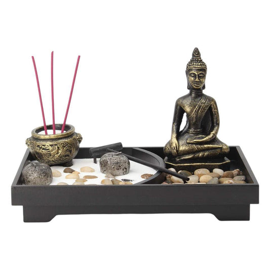 Portaincienso Jardín ZEN Buda rectangular
