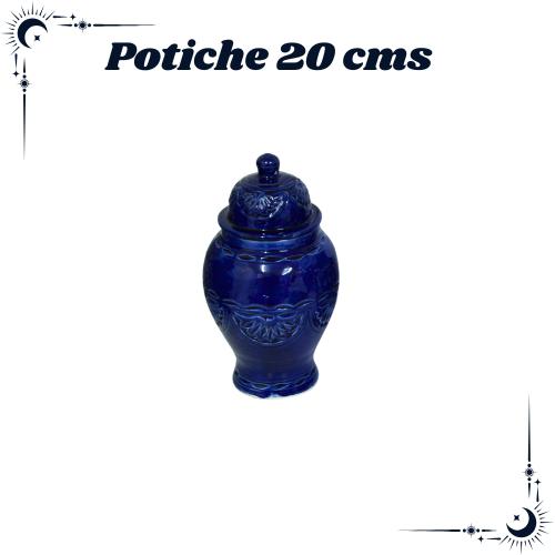 Potiche 20cms. Mod. 02 Azul