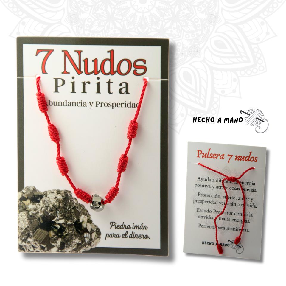 Pulsera 7 Nudos Roja - PIRITA