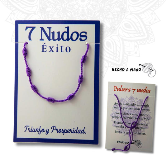 Pulsera 7 nudos Violeta - EXITO