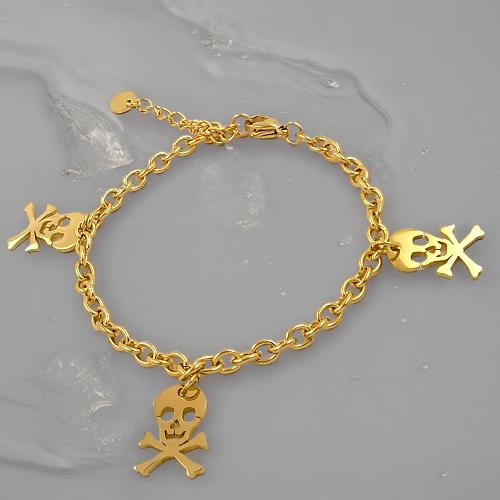 Pulsera Acero Dorado DANGER REF 4