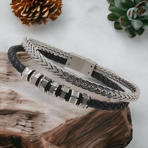 Pulsera Acero Hombre Mod 24