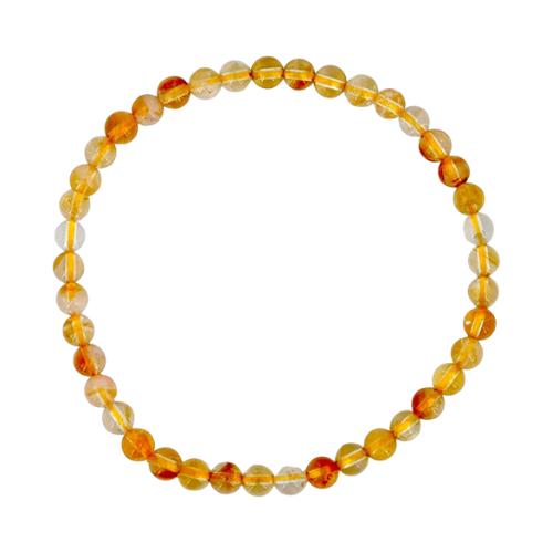 Pulsera Mineral CITRINO 4MM REF 7