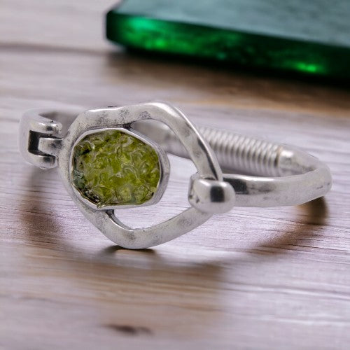Pulsera Zamak con OLIVINA Mod. 01