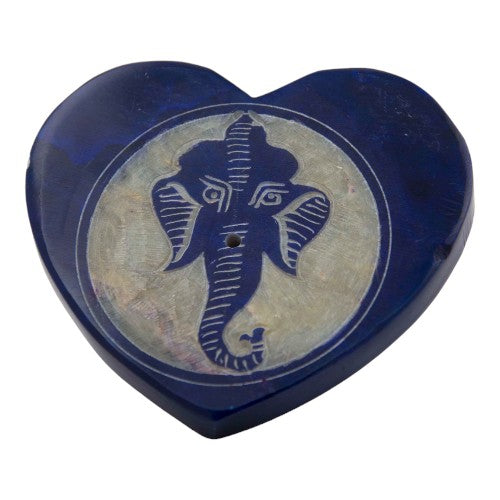 Quemador Piedra forma Corazón - AZUL REF 200