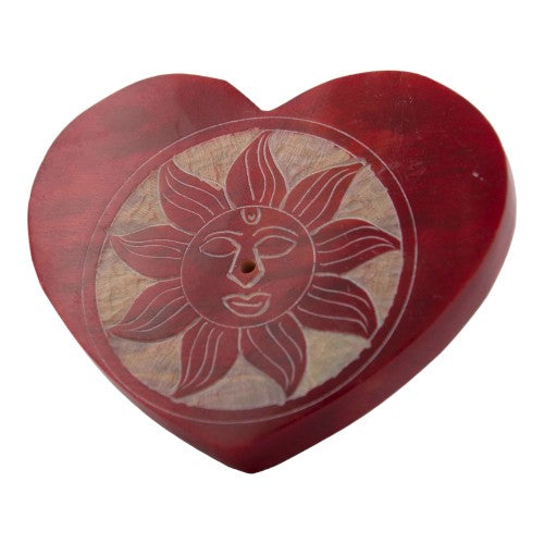 Quemador Piedra forma Corazón - ROJO REF 200