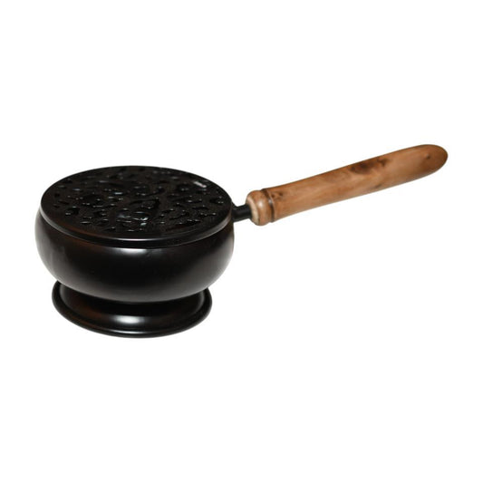 Quemador Big con Mango Madera Negro CB-0139