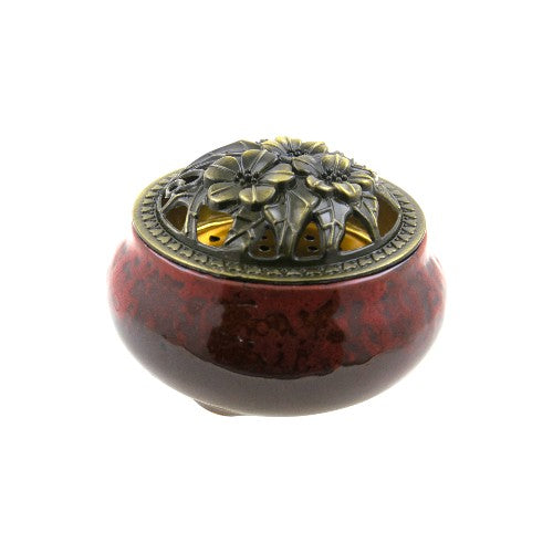 Quemador cerámica 10×5,5cm – Rojo